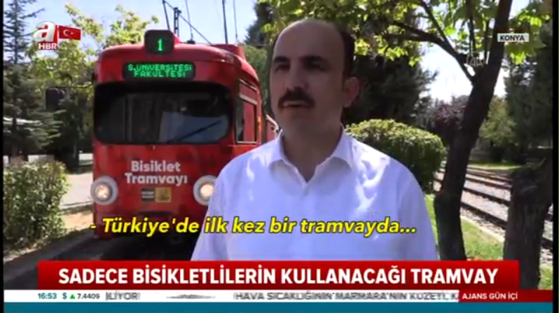 Bisiklet Tramvayı Haberi A HABER Ajans Güniçi