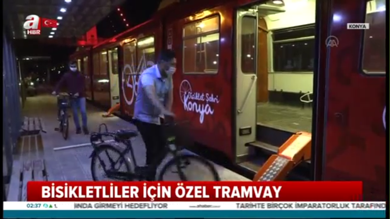 Bisiklet Tramvayı Haberi A HABER Gece Ajansı