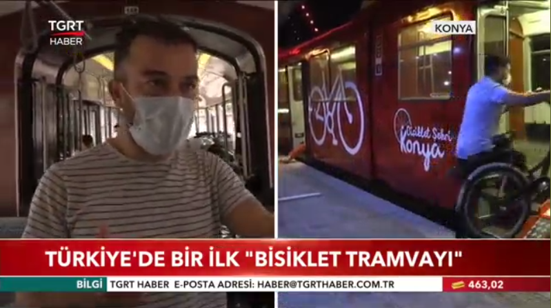 Bisiklet Tramvayı Haberi TGRT HABER Sabah Haberleri