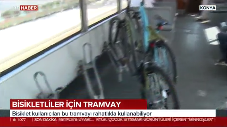 Bisiklet Tramvayı Haberi TRT HABER Canlı Bağlantı