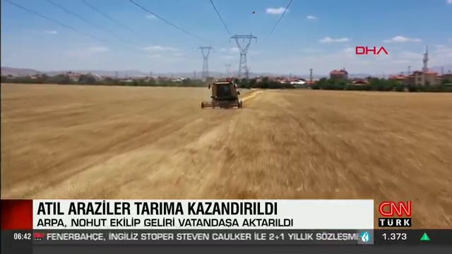 Atıl Araziler Tarıma Kazandırıldı Haberi - CNN TÜRK