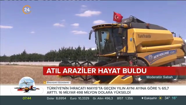 Atıl Araziler Tarıma Kazandırıldı Haberi - KANAL 24