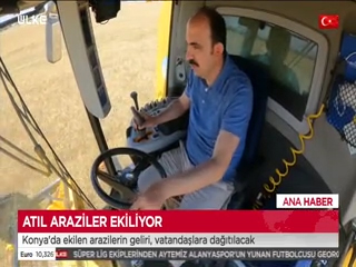 Atıl Araziler Tarıma Kazandırıldı Haberi - ÜLKE TV